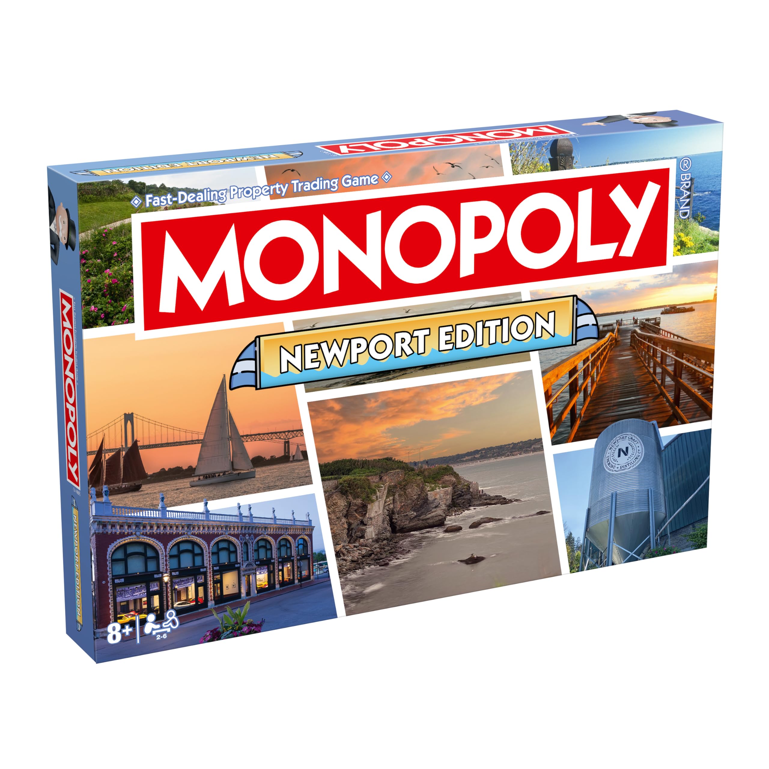 Foto 2 pulgar | Juego De Mesa Monopoly Newport Edition Para 2-6 Jugadores De Más De 8 Años - Venta Internacional.