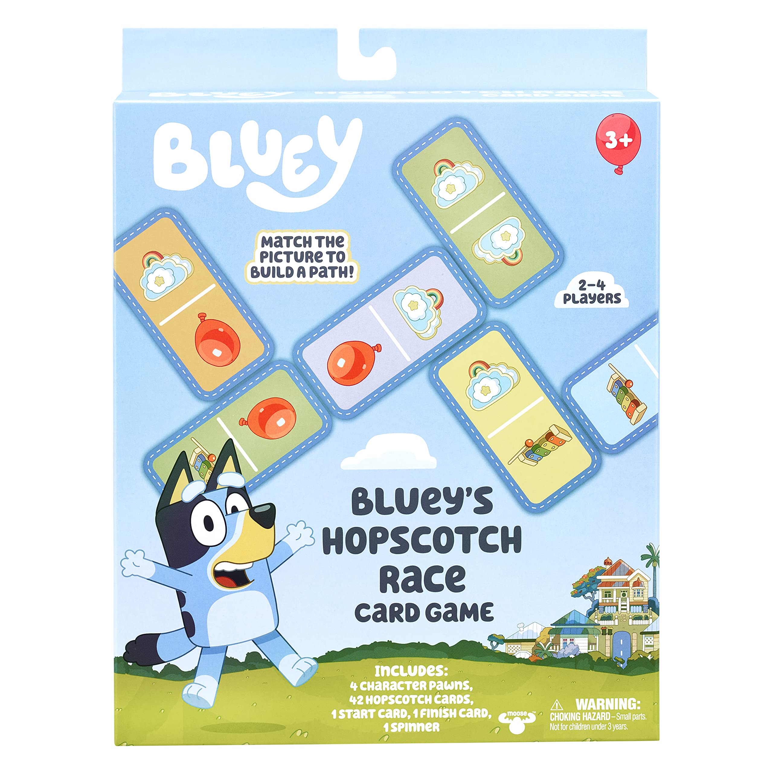 Foto 2 pulgar | Juego De Cartas Hopscotch Game Bluey Hopscotch Race De 3 Años O Más - Venta Internacional.