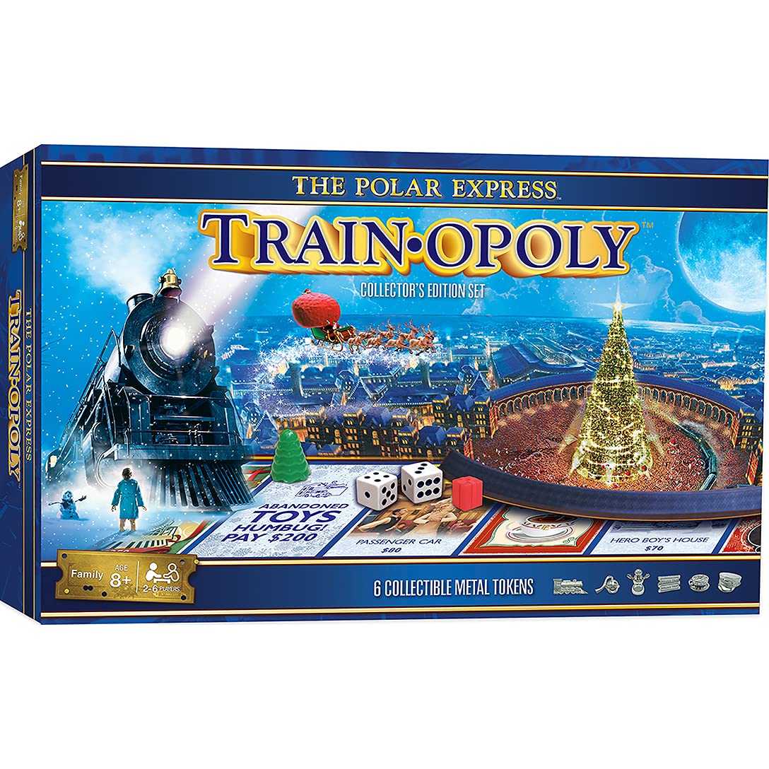 Foto 1 | Juego De Mesa Masterpieces Opoly The Polar Express Train - Venta Internacional.