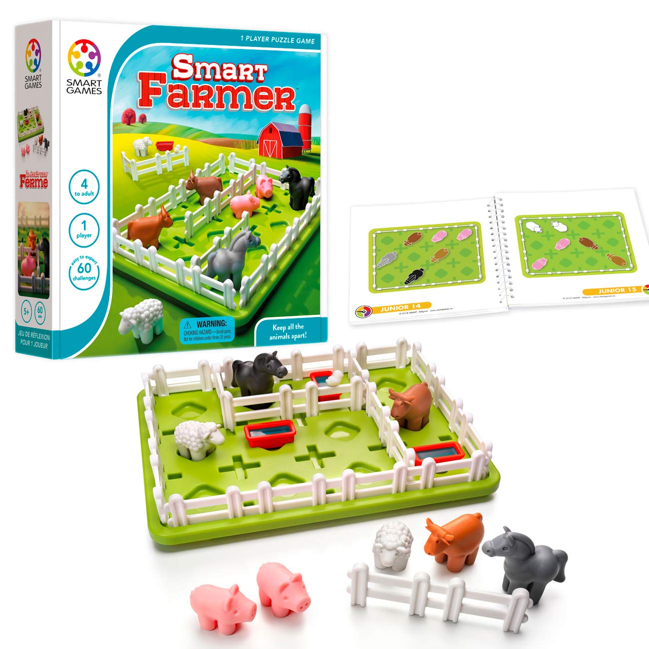 Juego De Mesa Smartgames Smart Farmer Fun Stem Cognitive 4+ - Venta Internacional.