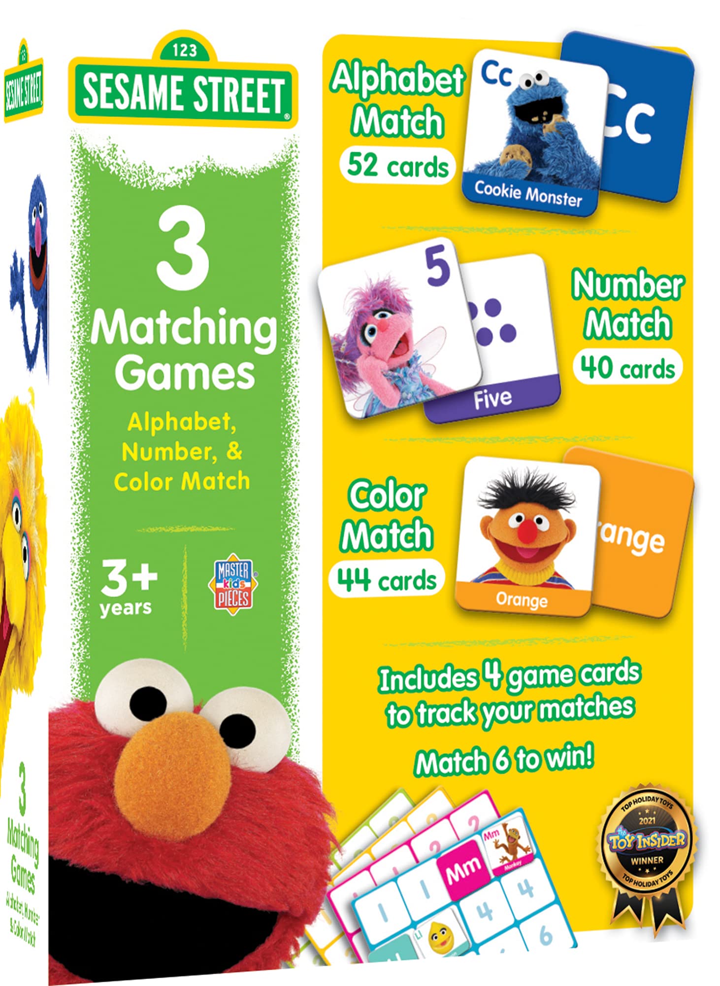 Foto 2 pulgar | Set De Juego A Juego Masterpieces Sesame Street Kids 3+ Years - Venta Internacional.