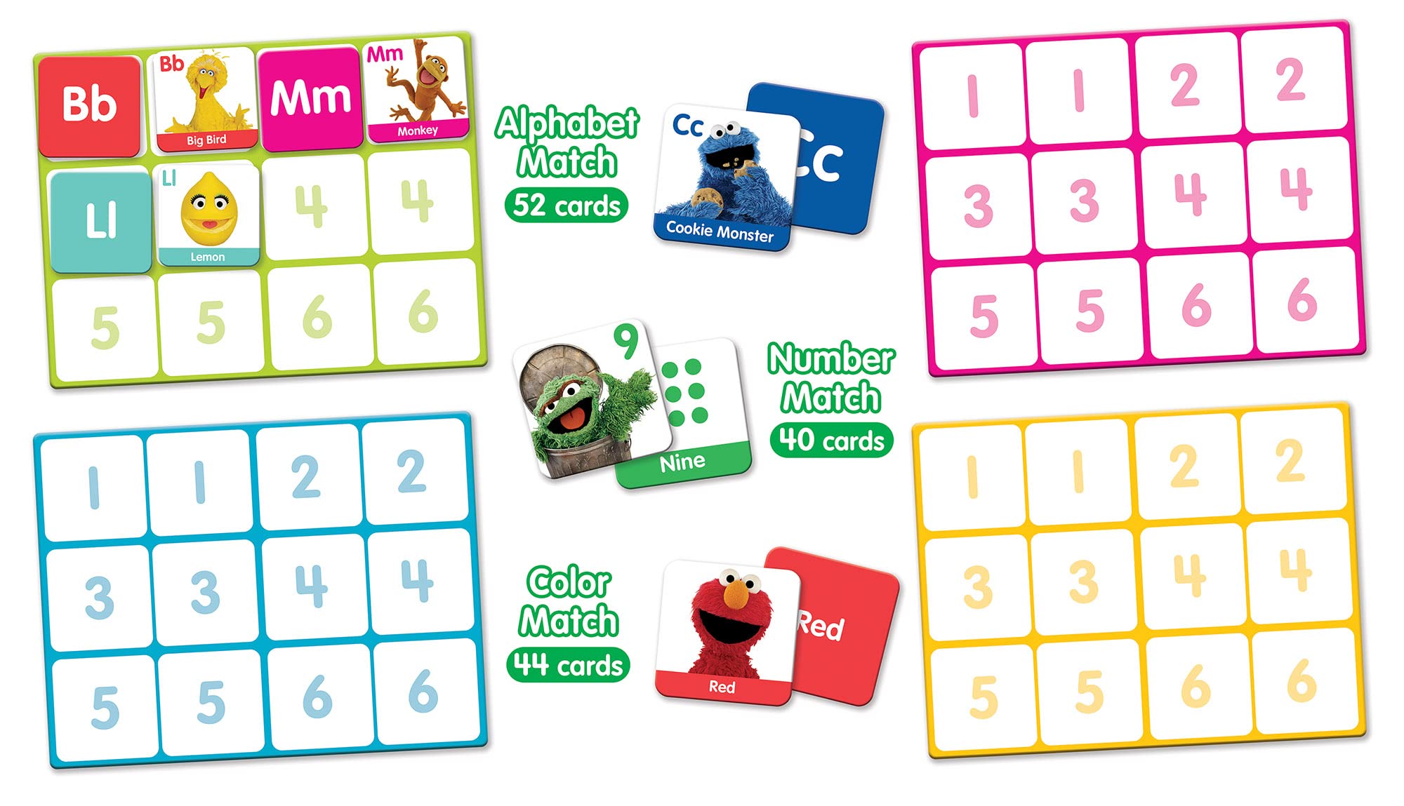Foto 3 pulgar | Set De Juego A Juego Masterpieces Sesame Street Kids 3+ Years - Venta Internacional.