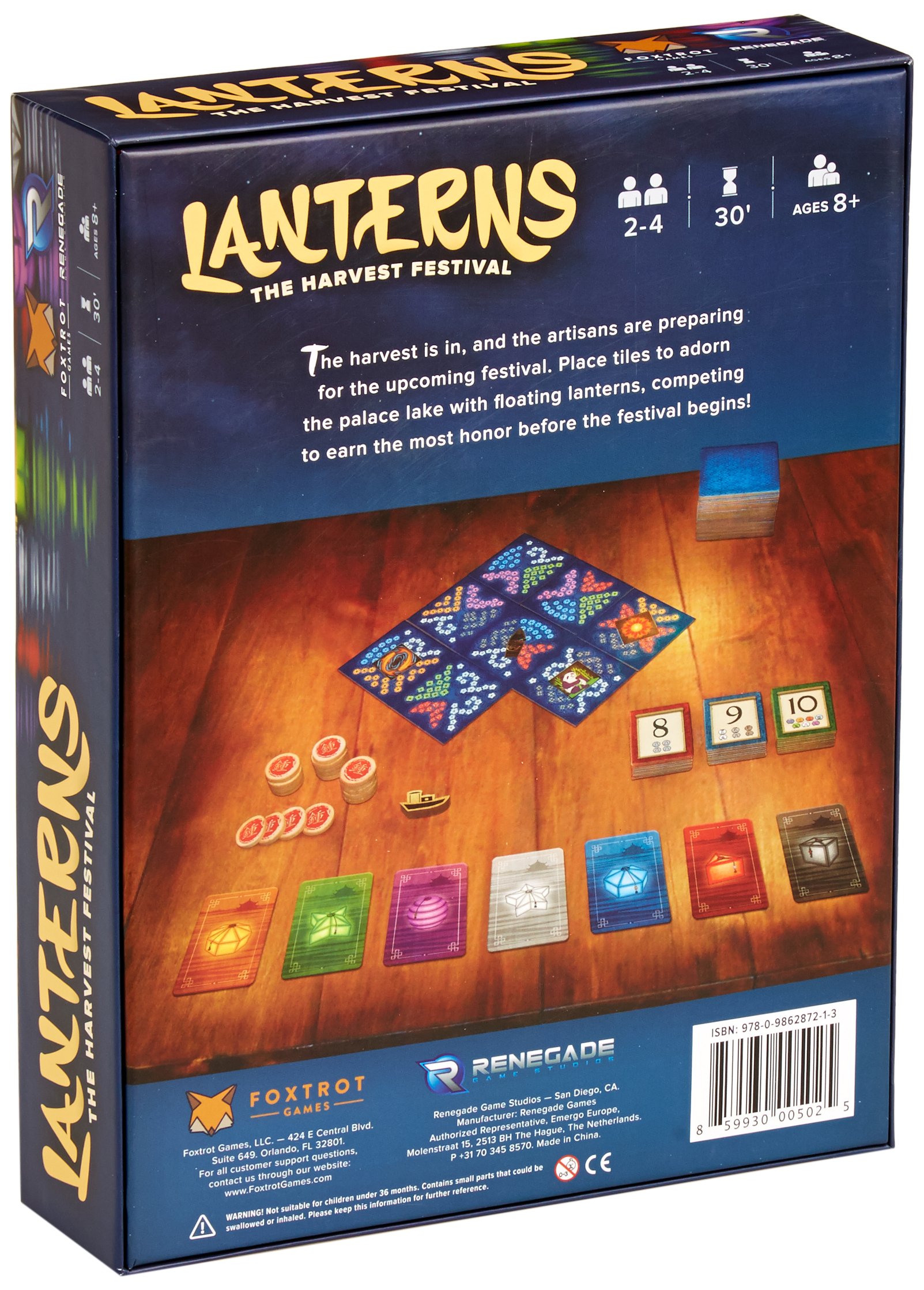 Foto 3 pulgar | Juego De Mesa Renegade Game Studios Lanterns The Harvest Festival - Venta Internacional.