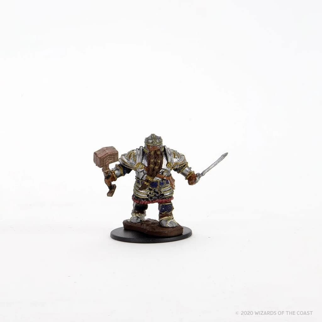 Foto 4 pulgar | Figura De Acción Wizkids D&d Icons Of The Realms Dwarf Male Fighter - Venta Internacional.