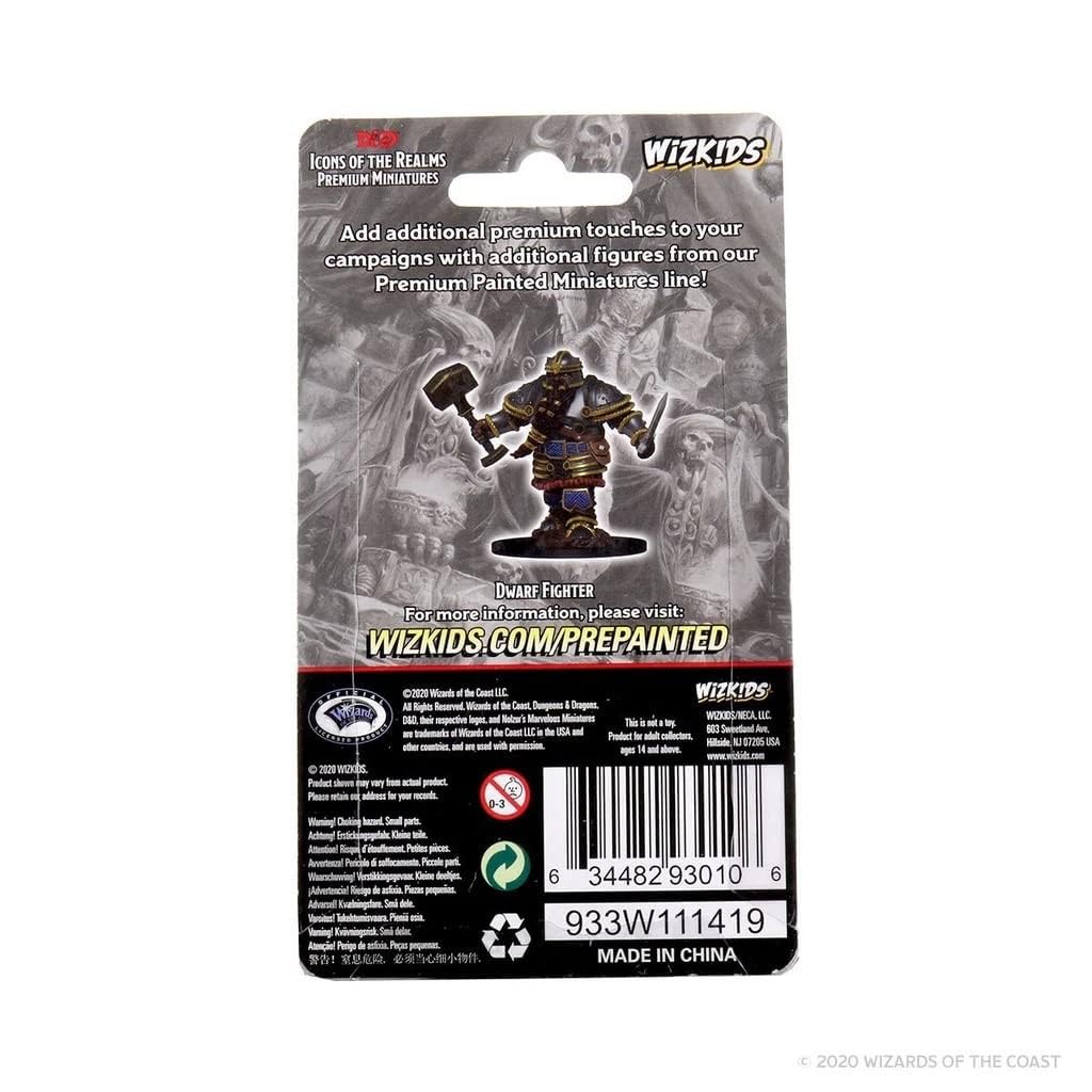 Foto 6 pulgar | Figura De Acción Wizkids D&d Icons Of The Realms Dwarf Male Fighter - Venta Internacional.