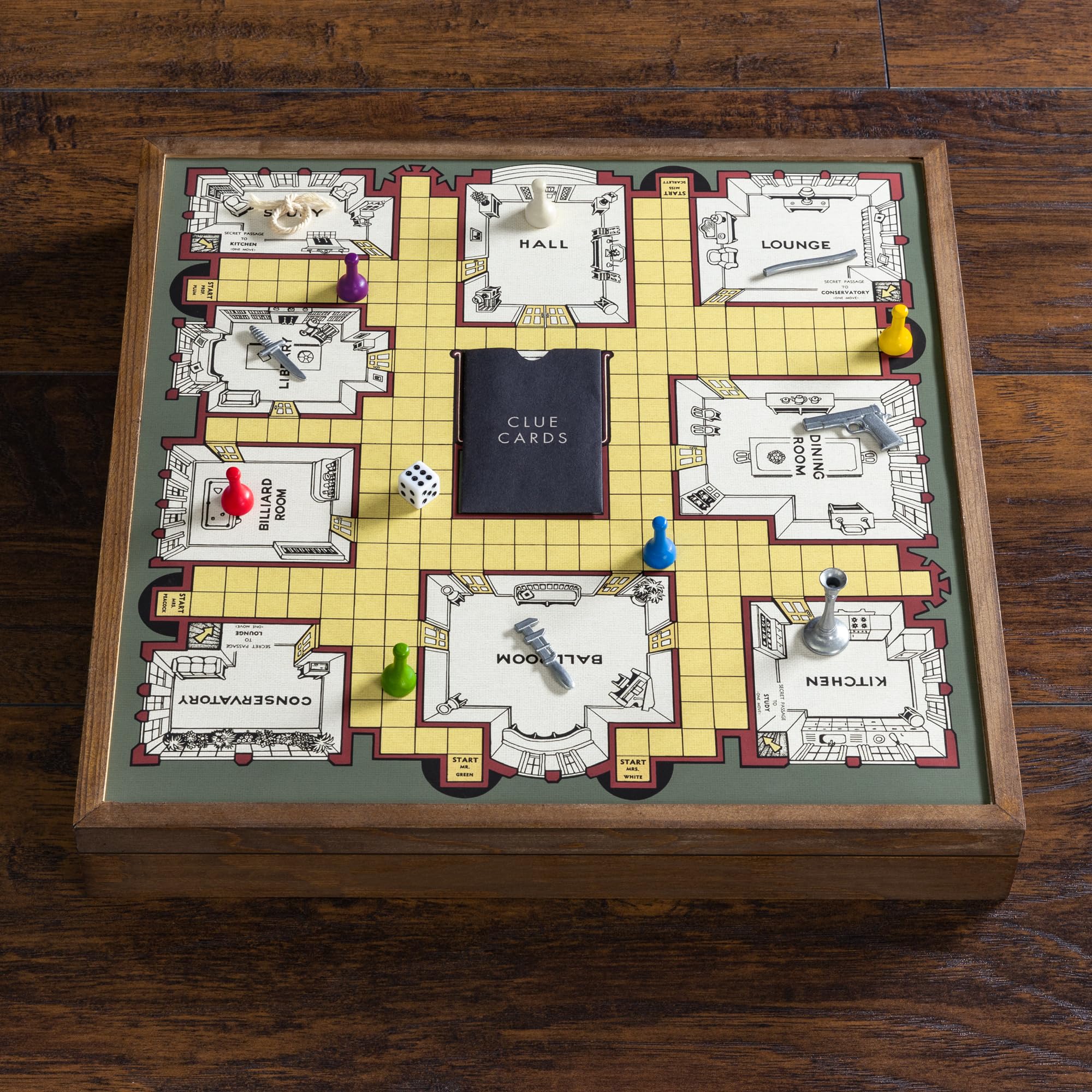 Foto 4 | Juego De Mesa Ws Game Company Monopoly Y Clue 2 En 1 Deluxe - Venta Internacional.