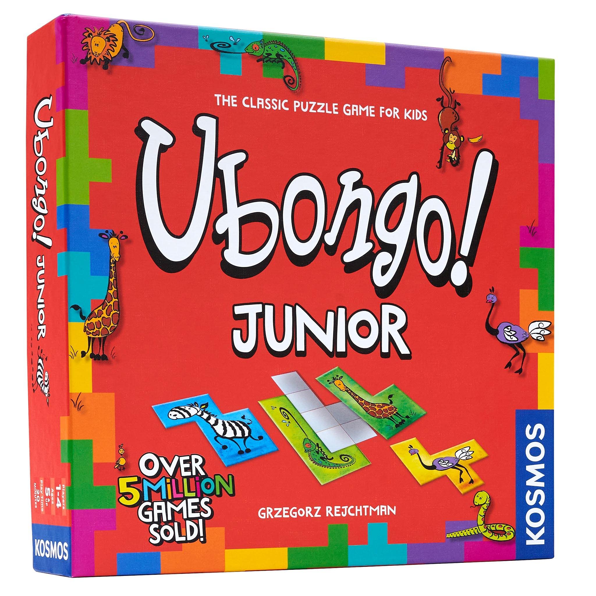 Foto 2 pulgar | Juego De Mesa Thames & Kosmos Ubongo Junior Con Ilustraciones De Animales - Venta Internacional.