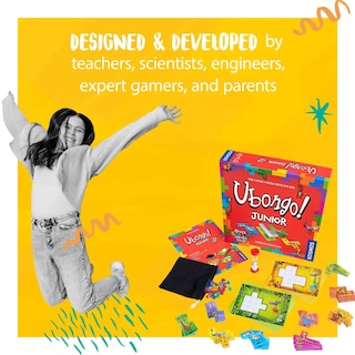 Foto 6 | Juego De Mesa Thames & Kosmos Ubongo Junior Con Ilustraciones De Animales - Venta Internacional.