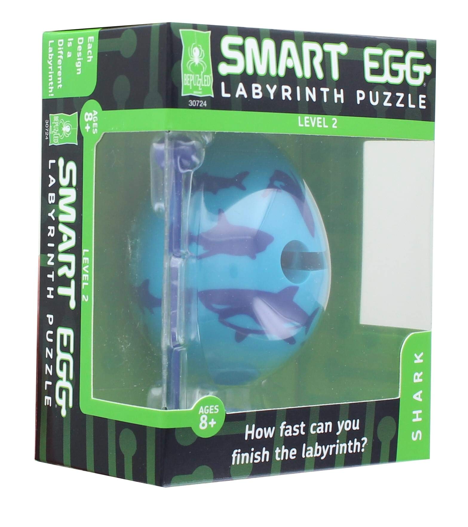 Foto 2 | Puzzle Maze Bepuzzled Shark Smart Egg Labyrinth Para Niños Mayores De 8 Años - Venta Internacional.