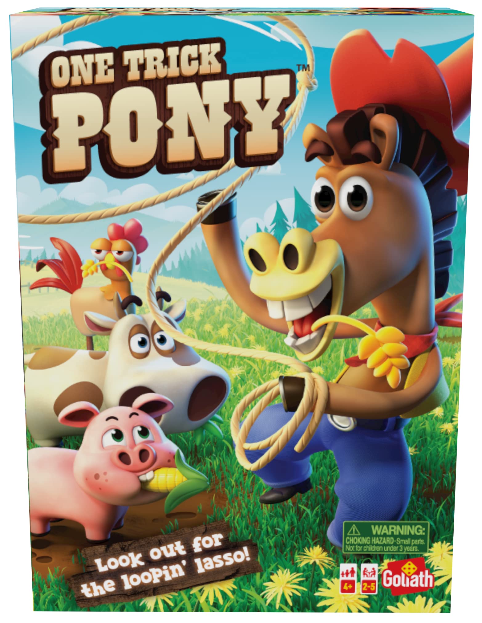 Foto 2 pulgar | Juego Goliath One Trick Pony Round Up Animals - Venta Internacional