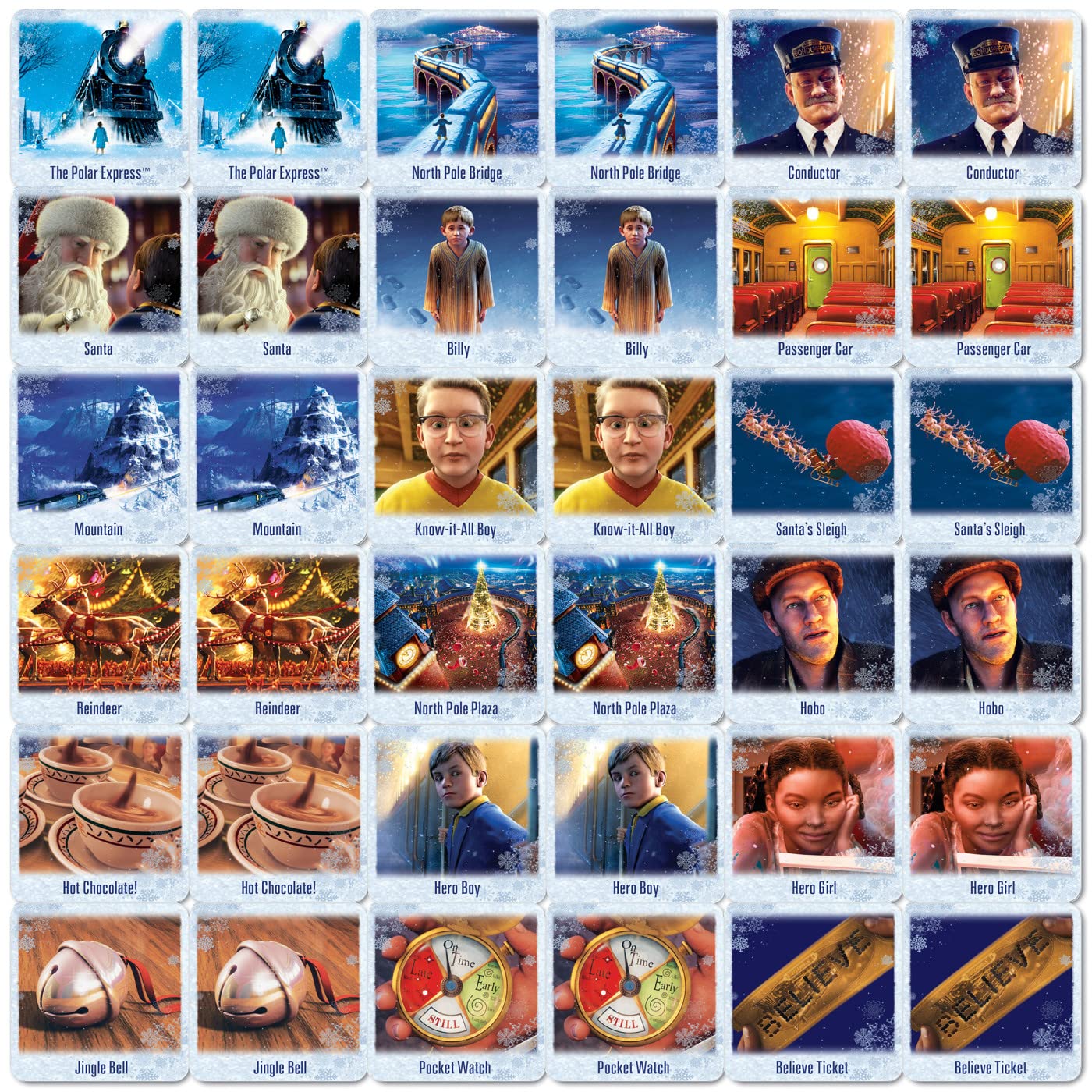 Foto 3 pulgar | Juego De Combinación Masterpieces The Polar Express Kids 3+ Years - Venta Internacional.