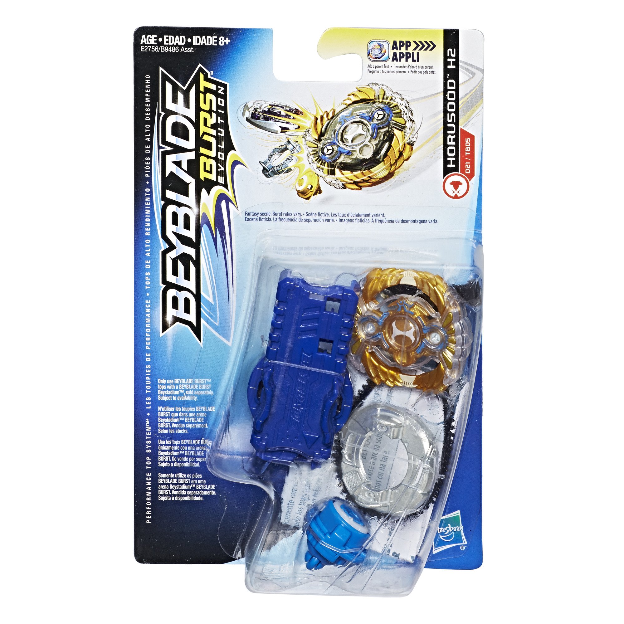 Foto 2 | Paquete De Inicio Beyblade Burst Evolution Horusood H2 - Venta Internacional.
