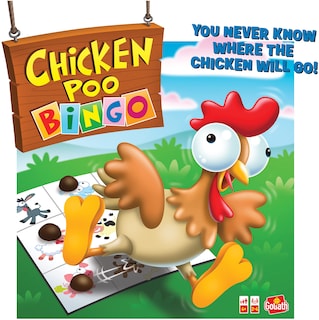 Foto 1 | Juego Goliath Chicken Poo Bingo Wind-up Chicken Desde Hace Más De 4 Años - Venta Internacional.