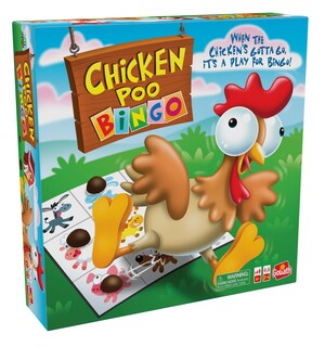 Foto 4 | Juego Goliath Chicken Poo Bingo Wind-up Chicken Desde Hace Más De 4 Años - Venta Internacional.