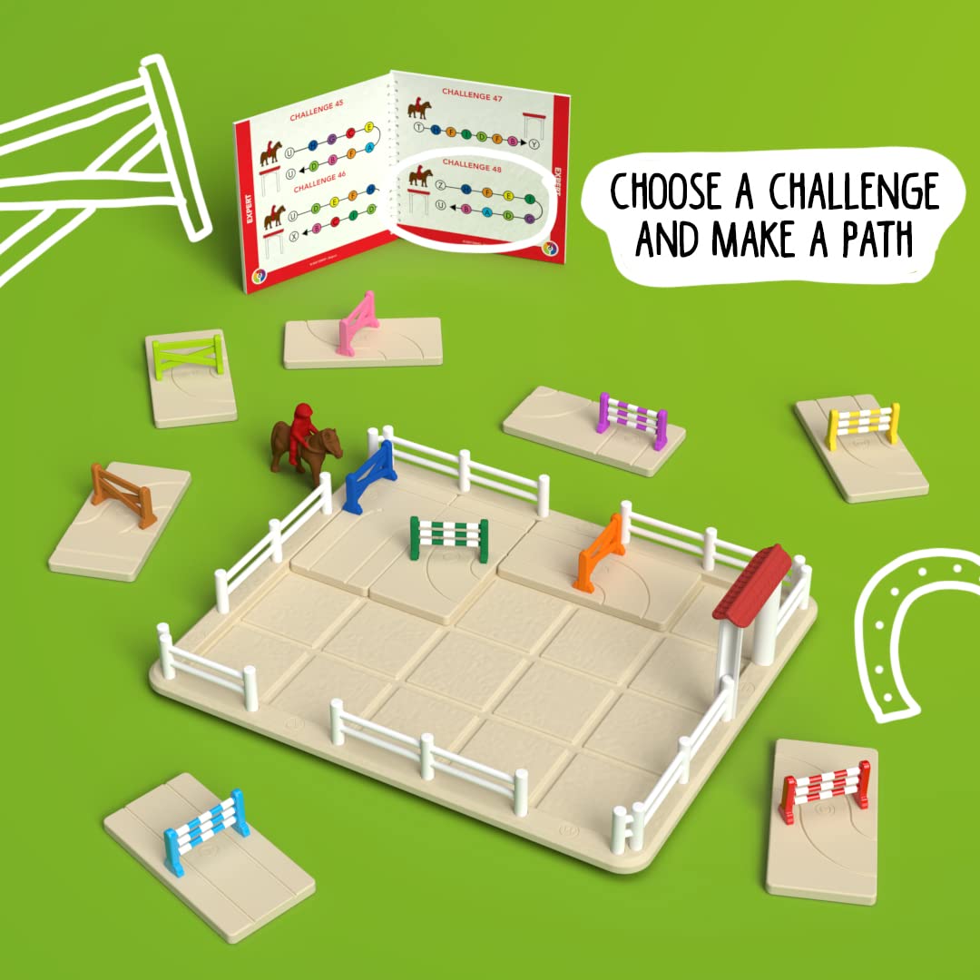 Foto 7 | Juego Smartgames Horse Academy Path-building 80 Desafíos - Venta Internacional.