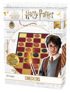Foto 5 | Tabla Plegable De Harry Potter De Checkers Game Pressman (más De 6 Años) - Venta Internacional.