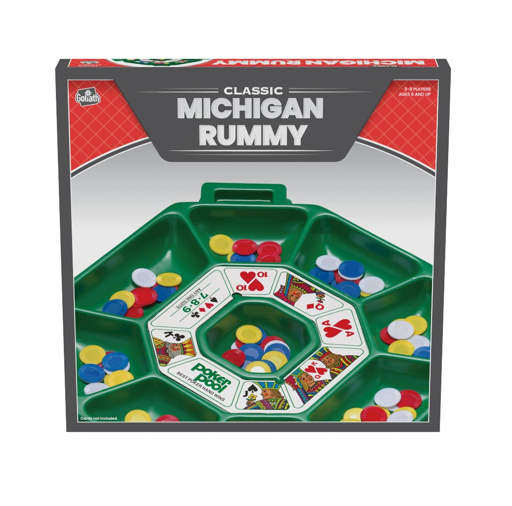 Foto 2 pulgar | Juego Michigan Rummy Goliath Para 3-8 Jugadores, Más De 8 Años - Venta Internacional.