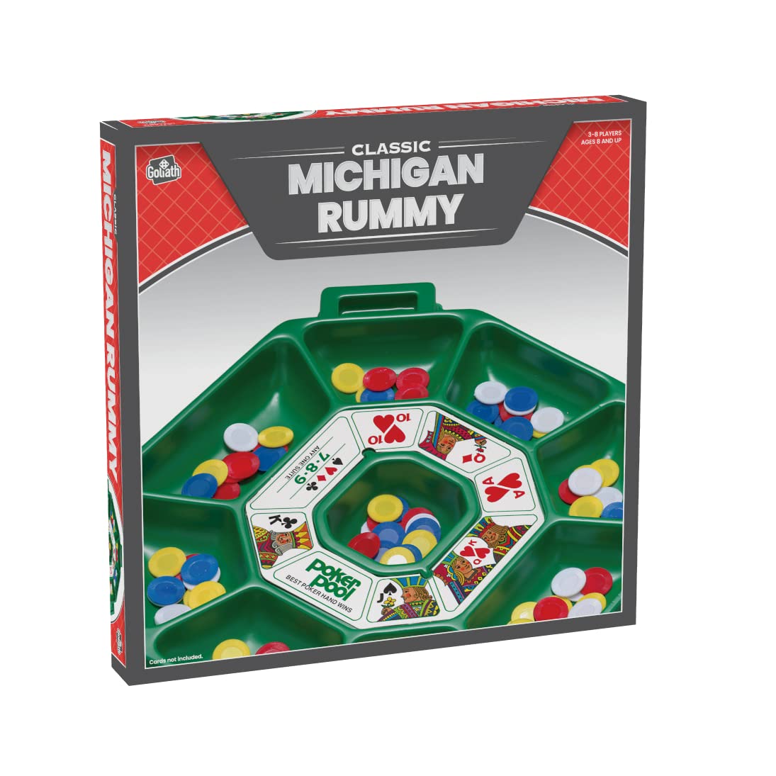 Foto 4 pulgar | Juego Michigan Rummy Goliath Para 3-8 Jugadores, Más De 8 Años - Venta Internacional.