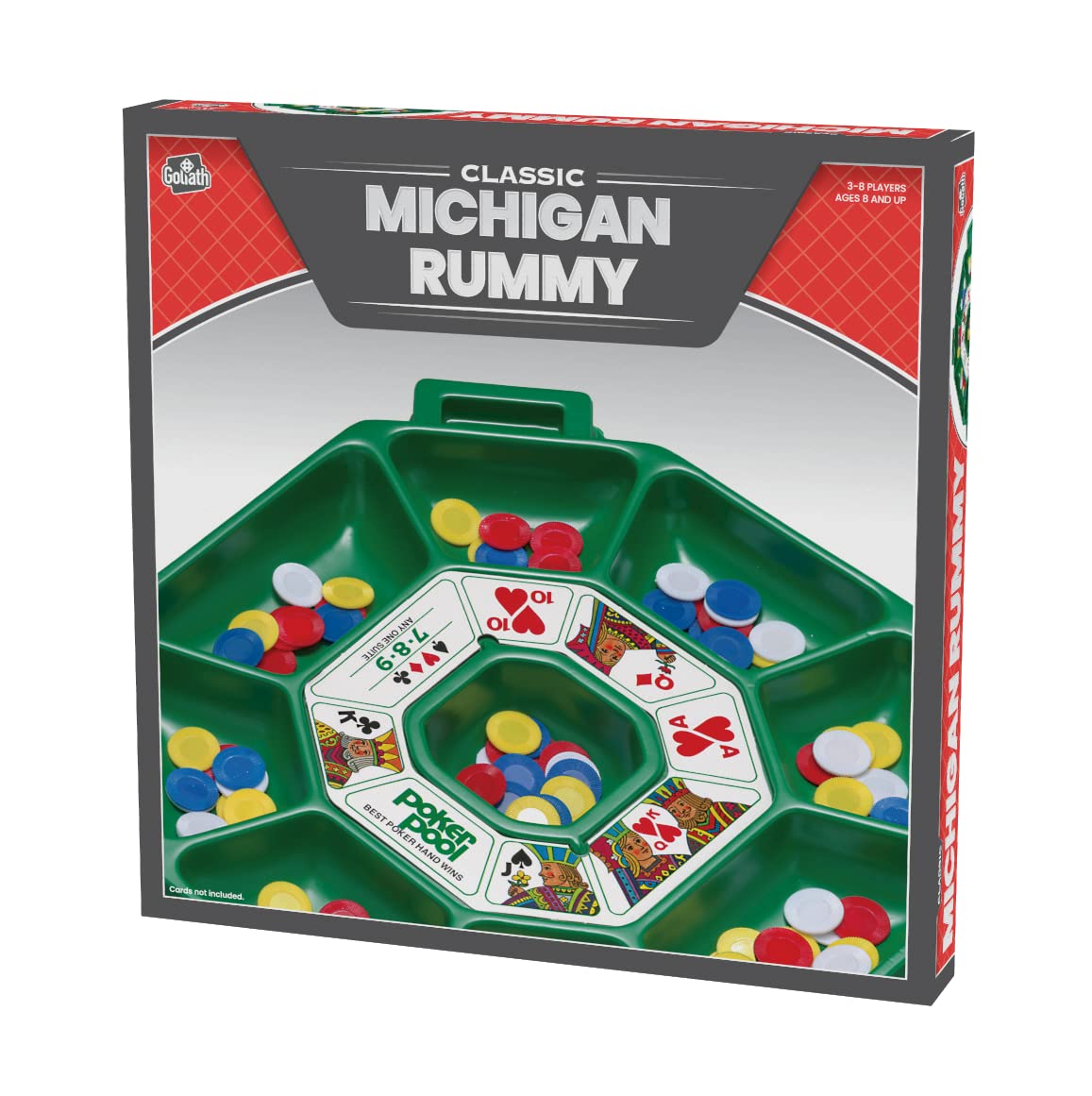 Foto 5 pulgar | Juego Michigan Rummy Goliath Para 3-8 Jugadores, Más De 8 Años - Venta Internacional.