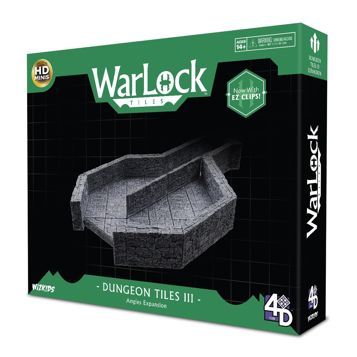 Foto 2 pulgar | Set De Expansión Wizkids Warlock Tiles Dungeon Tile Iii Angles - Venta Internacional.