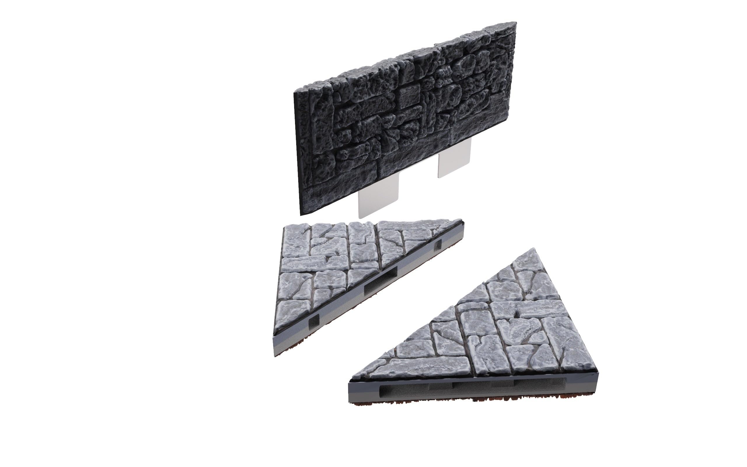 Foto 6 pulgar | Set De Expansión Wizkids Warlock Tiles Dungeon Tile Iii Angles - Venta Internacional.