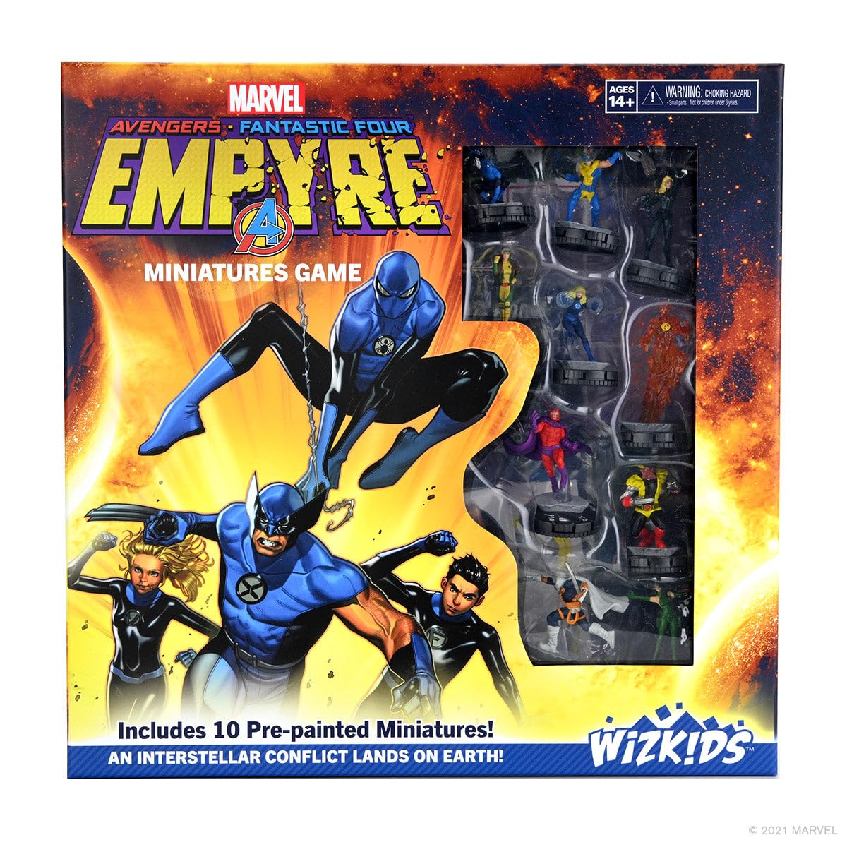 Juego De Miniaturas Marvel Heroclix Avengers Fantastic Four Empyre - Venta Internacional.