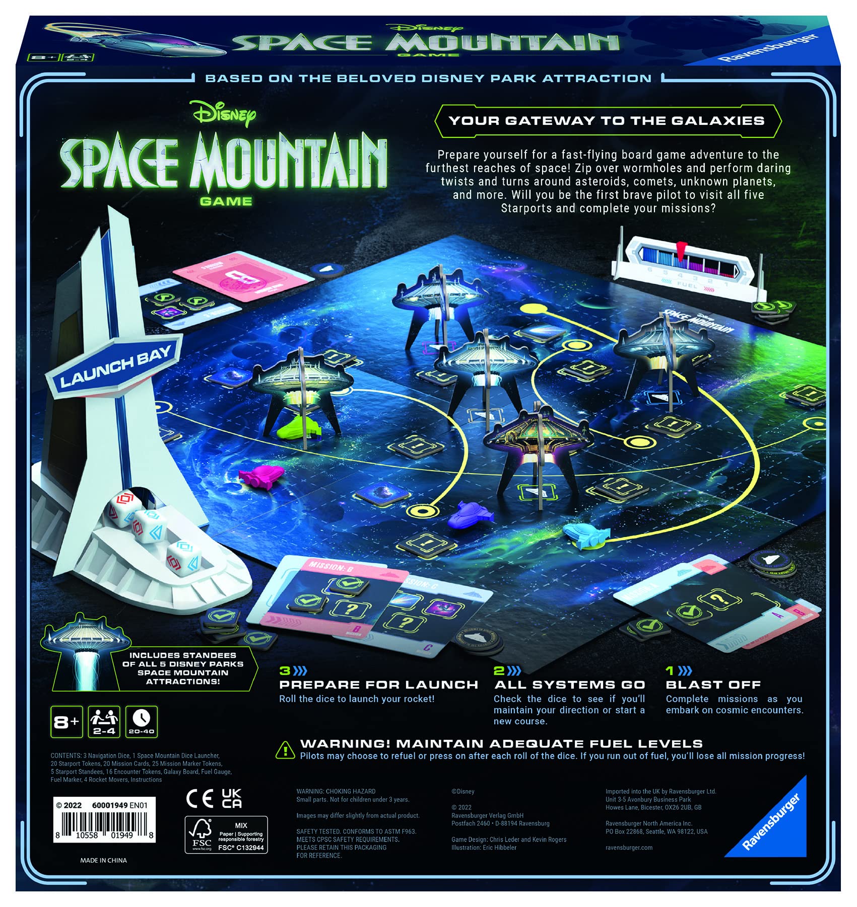 Foto 7 pulgar | Juego De Mesa Ravensburger Disney Space Mountain 8+ Years - Venta Internacional.