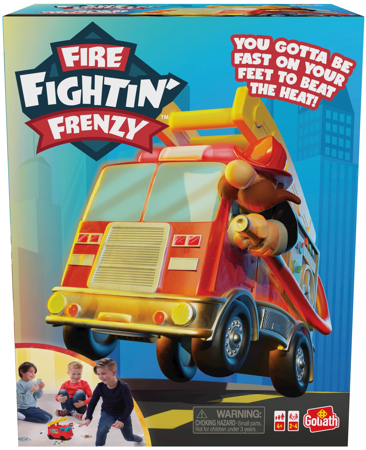 Foto 2 pulgar | Juego Goliath Fire Fightin' Frenzy De Ritmo Rápido Para Niños De 4 A 4 Jugadores - Venta Internacional.