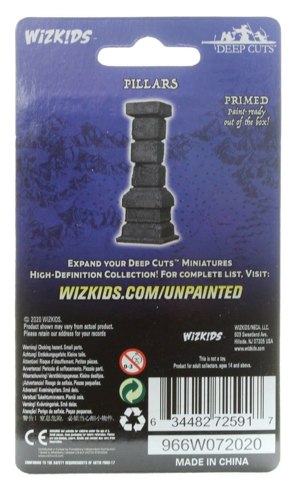 Foto 3 pulgar | Miniatures Terrain Wizkids Deep Cuts, Sin Pintar, Wave 3 Pilares - Venta Internacional.