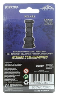 Foto 2 | Miniatures Terrain Wizkids Deep Cuts, Sin Pintar, Wave 3 Pilares - Venta Internacional.