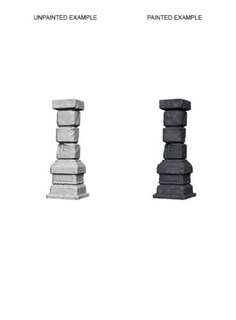 Foto 3 | Miniatures Terrain Wizkids Deep Cuts, Sin Pintar, Wave 3 Pilares - Venta Internacional.