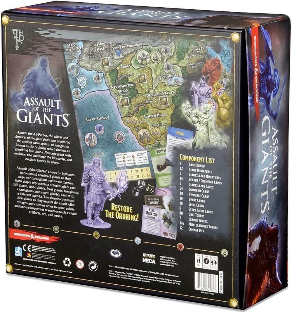 Foto 4 pulgar | Juego De Mesa Wizkids Dungeons & Dragons Assault Of The Giants - Venta Internacional.