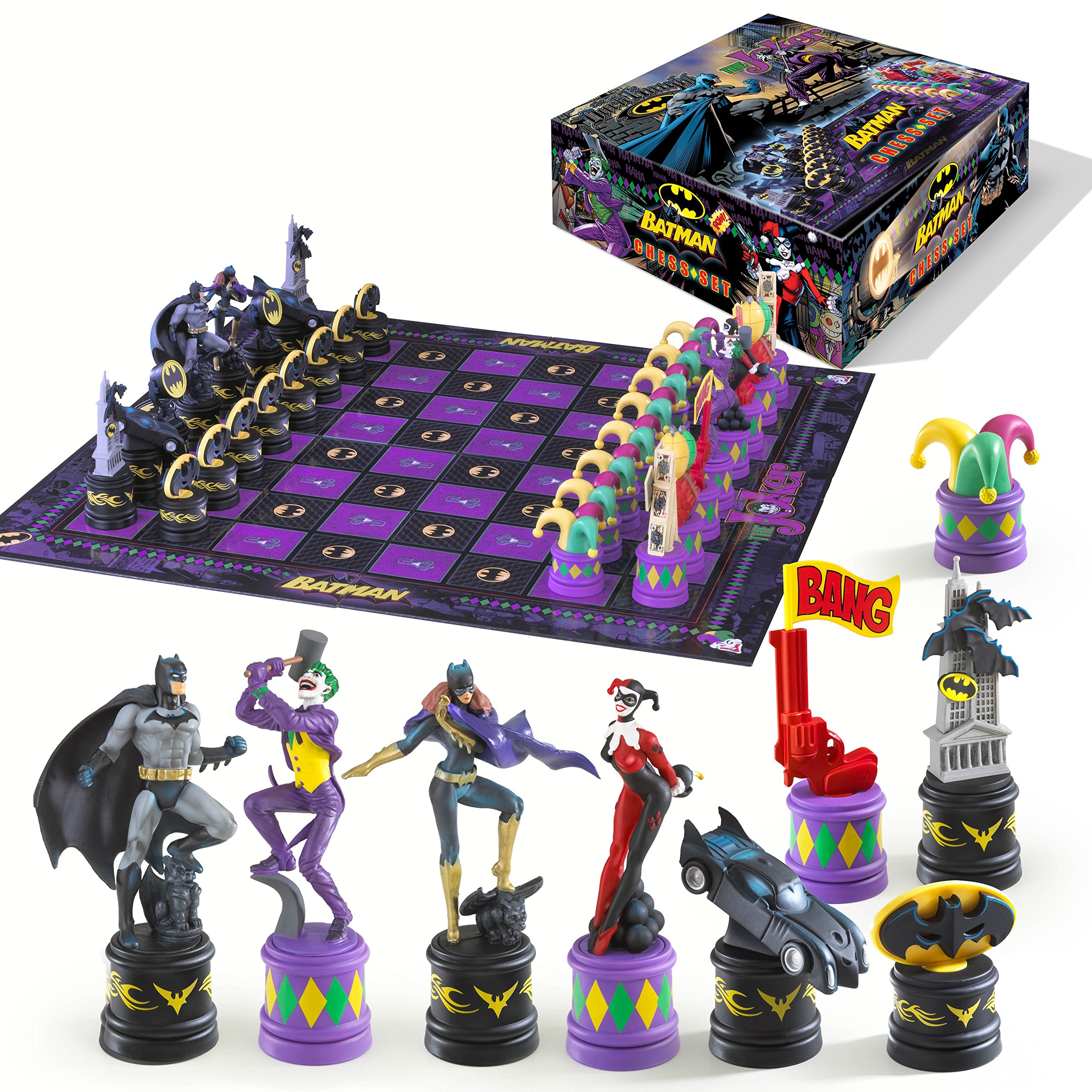 Set De Ajedrez The Noble Collection Batman The Dark Knight Vs Joker - Venta Internacional.