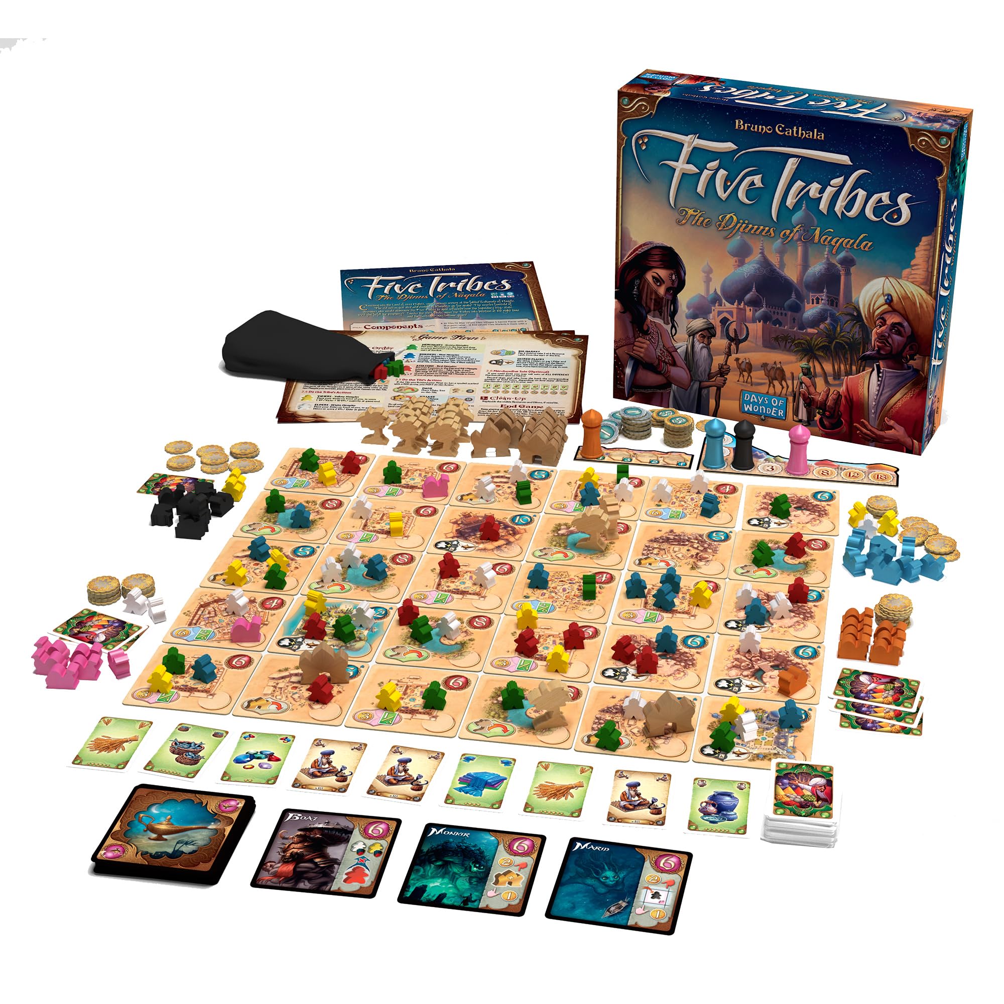 Foto 3 pulgar | Juego De Mesa Five Tribes Conquer Sultanate Naqala Days Of Wonder - Venta Internacional.