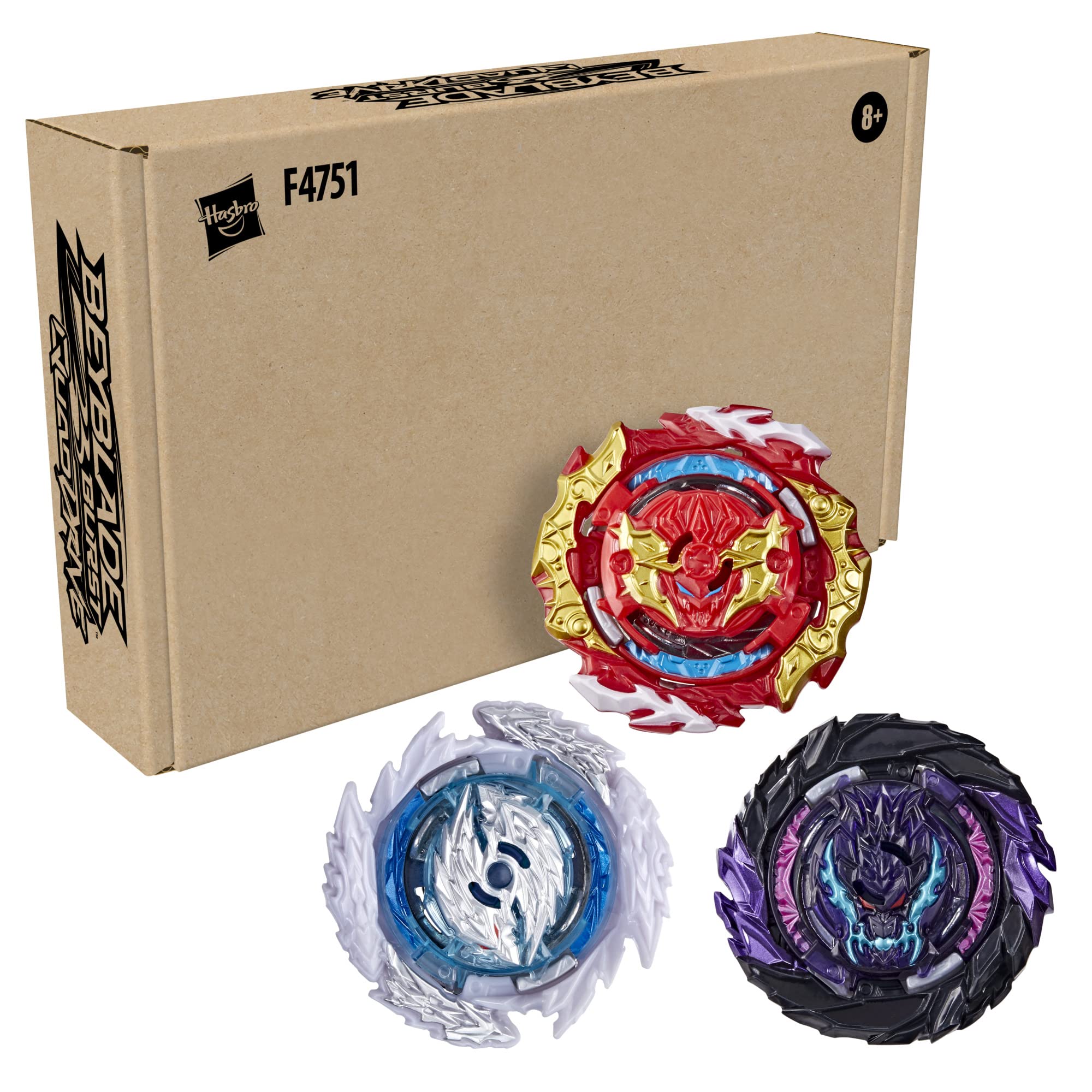 Foto 3 pulgar | Toy Beyblade Burst Quaddrive Sonic Warp, Paquete De 3 Unidades Para Niños Mayores De 8 Años - Venta Internacional.