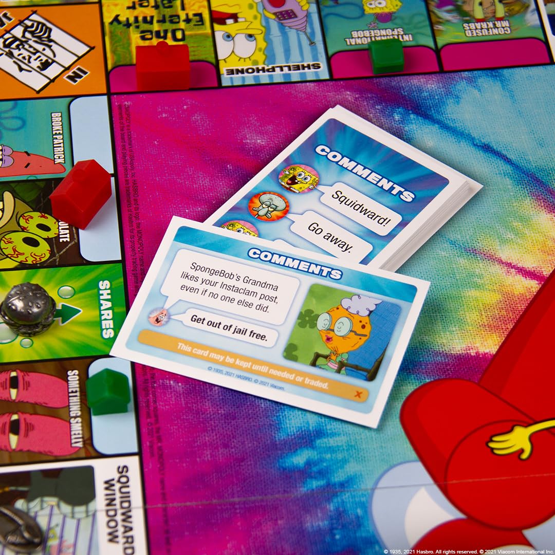 Foto 5 pulgar | Juego De Mesa Monopoly Spongebob Squarepants Meme Edition - Venta Internacional.