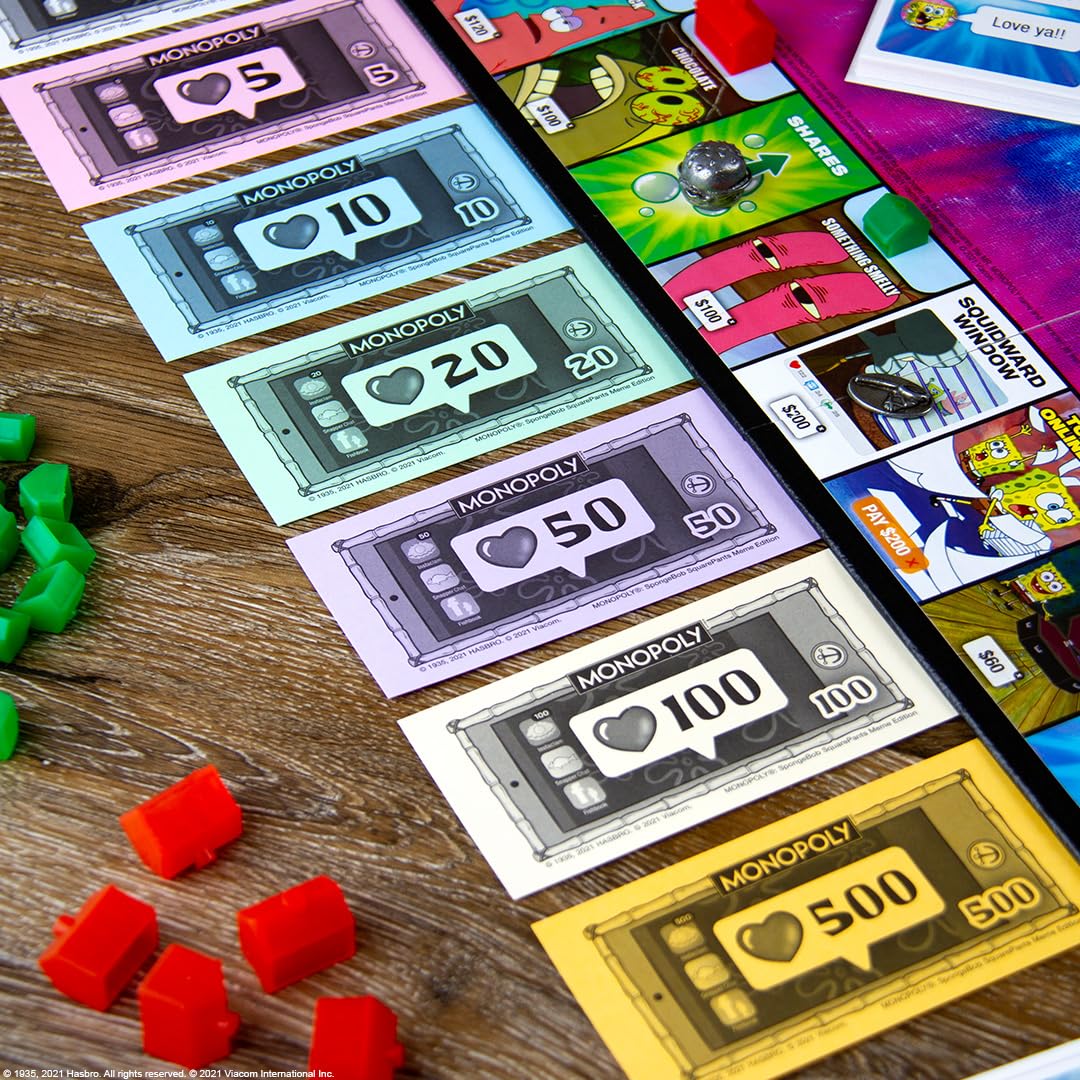 Foto 6 pulgar | Juego De Mesa Monopoly Spongebob Squarepants Meme Edition - Venta Internacional.