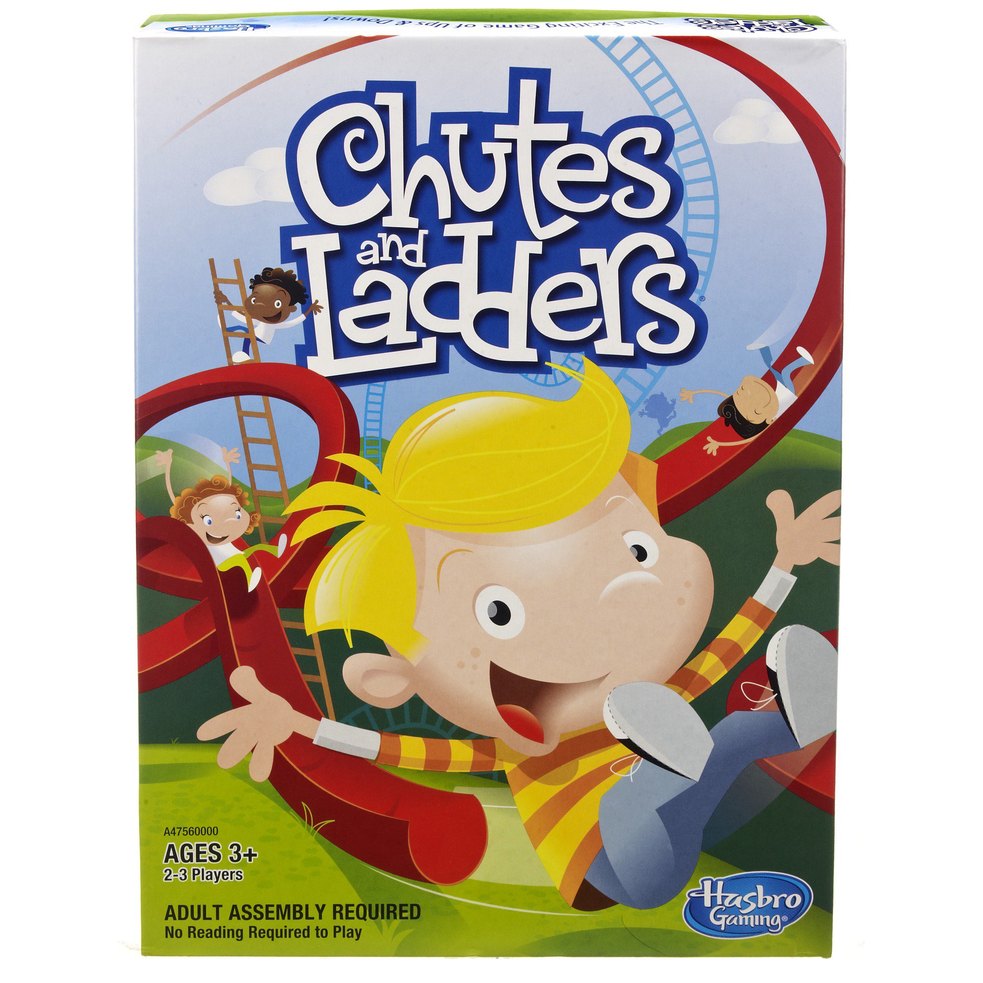 Foto 2 pulgar | Juego De Mesa Hasbro Gaming Chutes And Ladders Con 3 Peones - Venta Internacional.