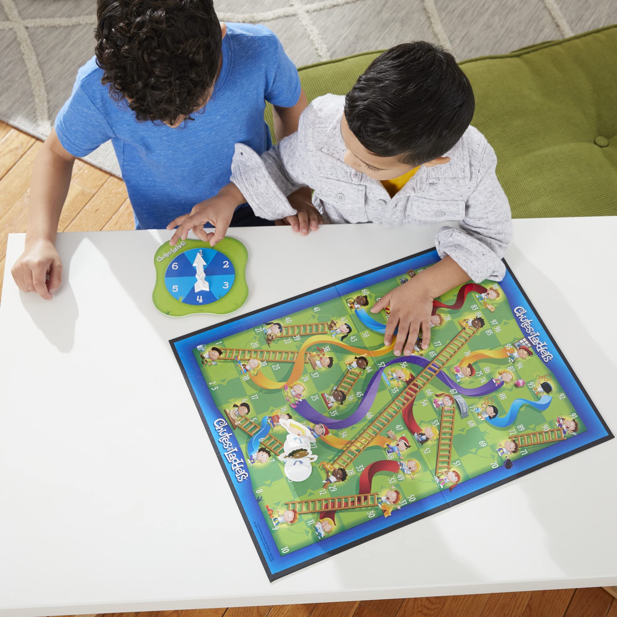 Foto 5 pulgar | Juego De Mesa Hasbro Gaming Chutes And Ladders Con 3 Peones - Venta Internacional.