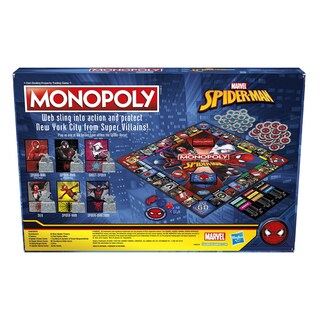 Foto 2 | Juego De Mesa Hasbro Gaming Monopoly Spider-man 8+ Years - Venta Internacional.