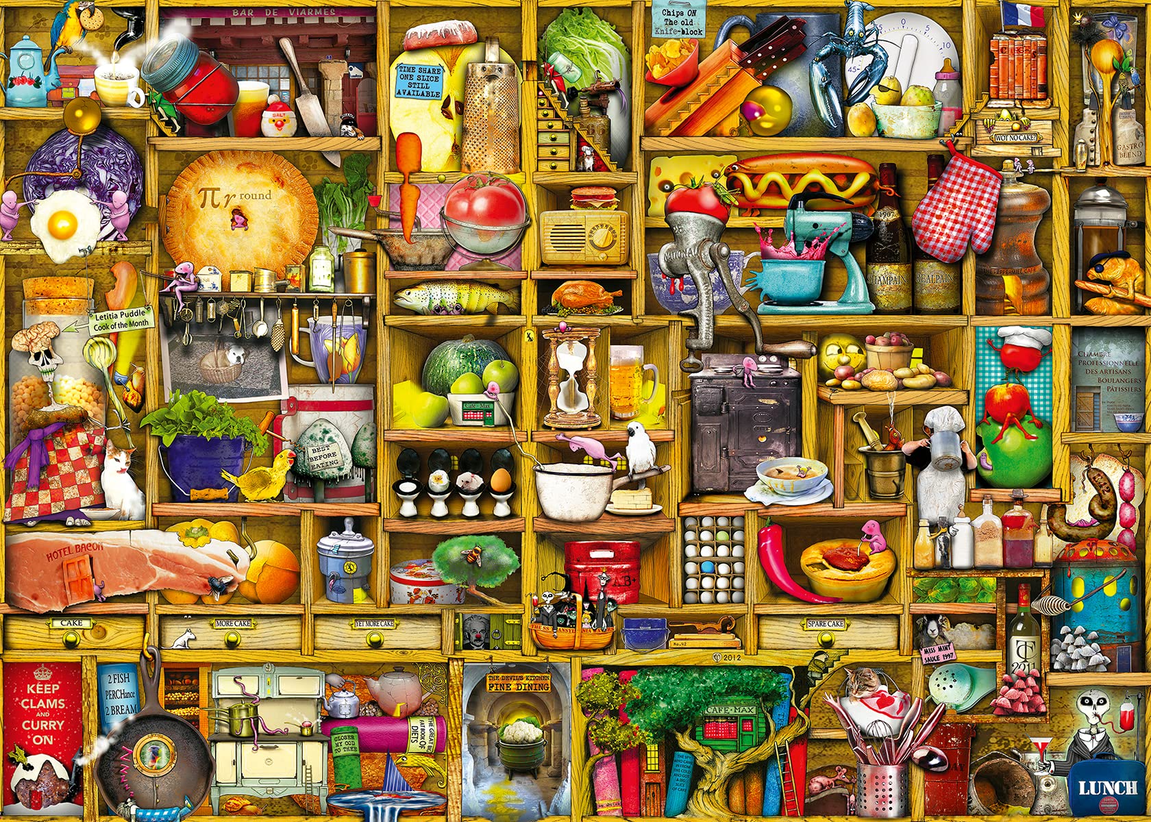 Foto 4 pulgar | Rompecabezas Ravensburger Colin Thompson, 2 X 1000 Piezas - Venta Internacional.