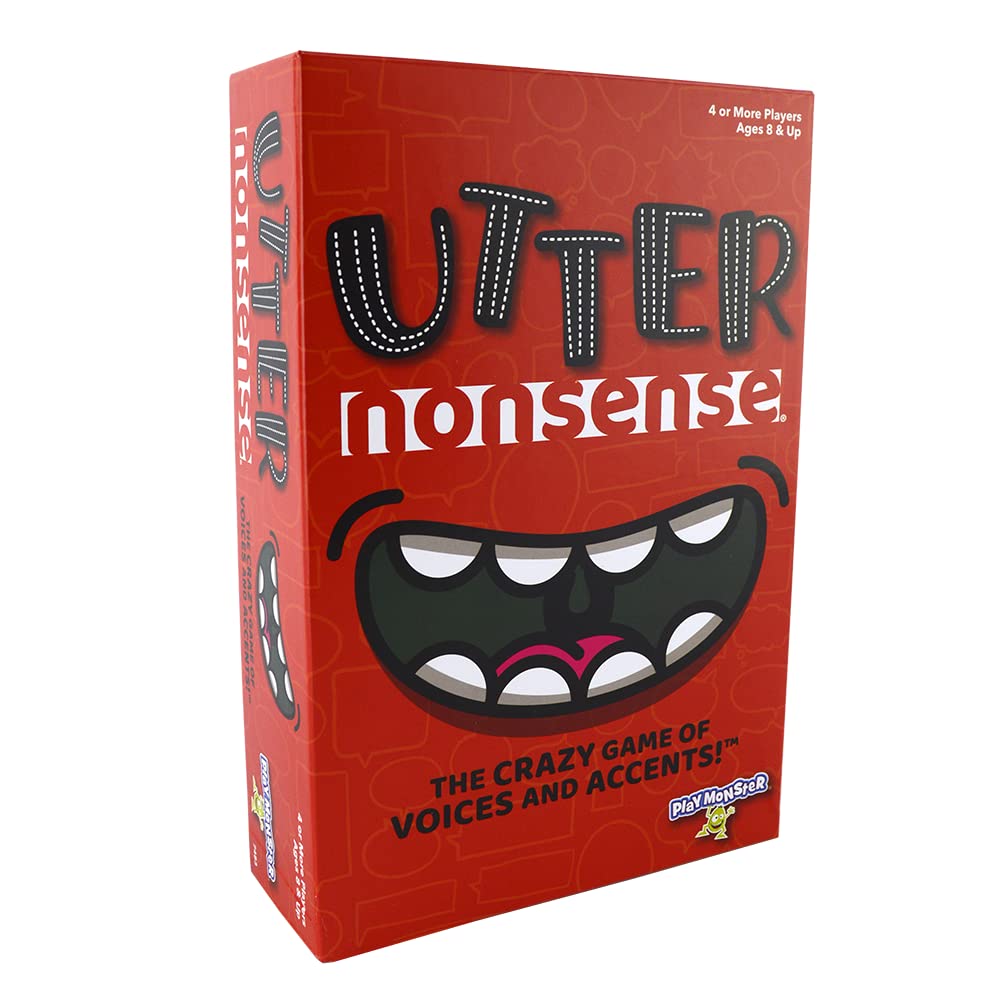 Juego Playmonster Utter Nonsense Voices Accents Family Fun - Venta Internacional.
