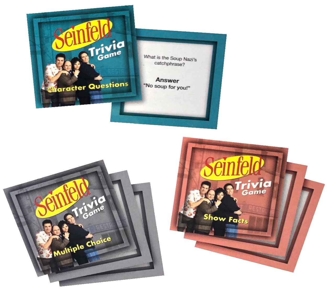 Foto 3 pulgar | Trivia Game Spin Master Games Seinfeld Tv Show 150 Cartas - Venta Internacional.