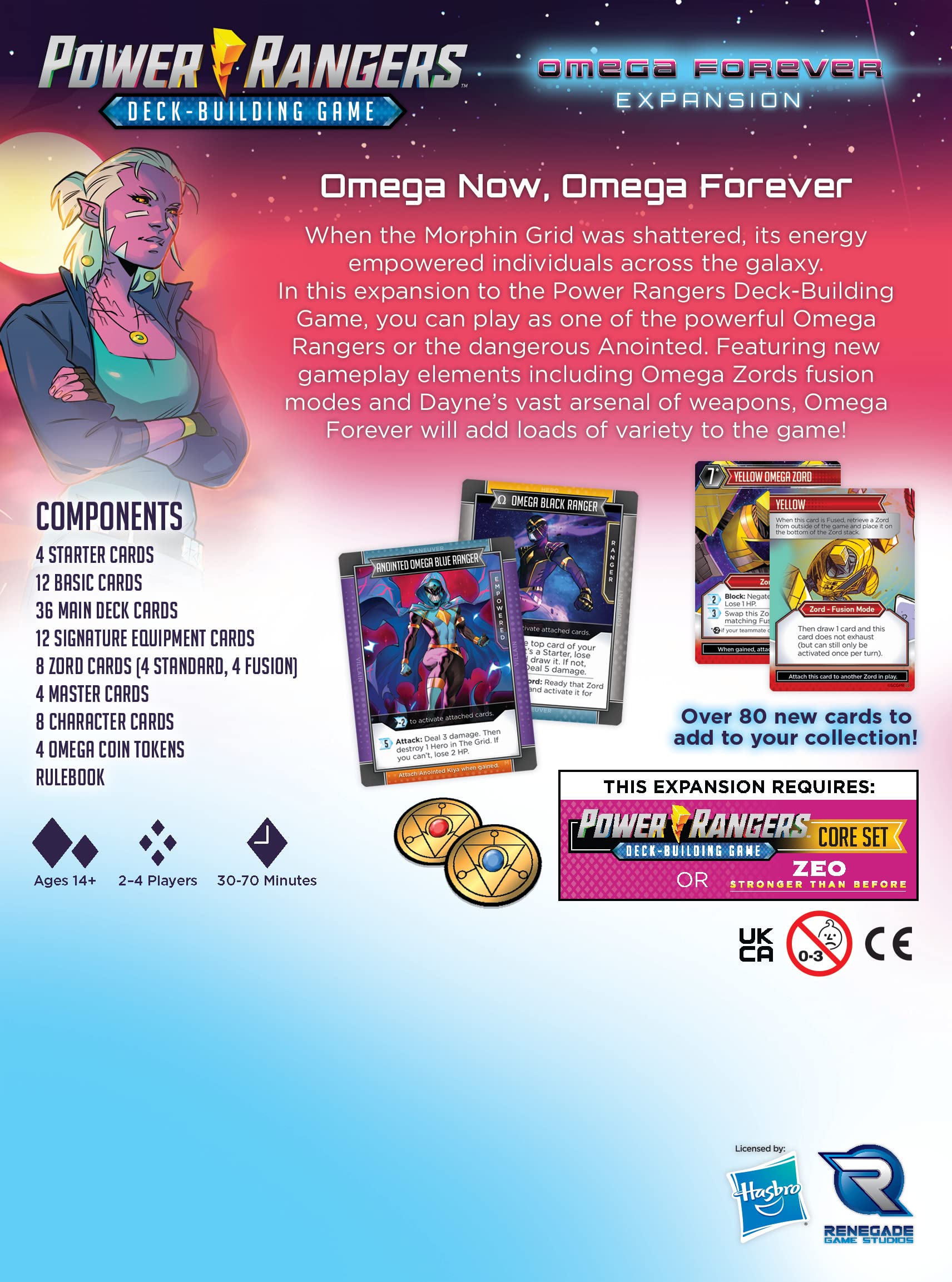 Foto 5 pulgar | Expansión Renegade Game Studios Power Rangers Omega Forever - Venta Internacional.