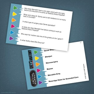 Foto 2 | Juego de Preguntas y Respuestas USApoly Trivial Pursuit Grey's Anatomy con 600 Preguntas - Venta Internacional