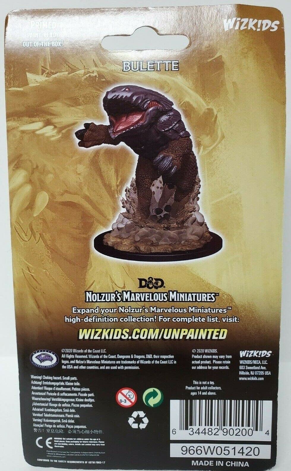 Foto 3 pulgar | Miniaturas WizKids D&D Nolzur sin Pintar - Venta Internacional