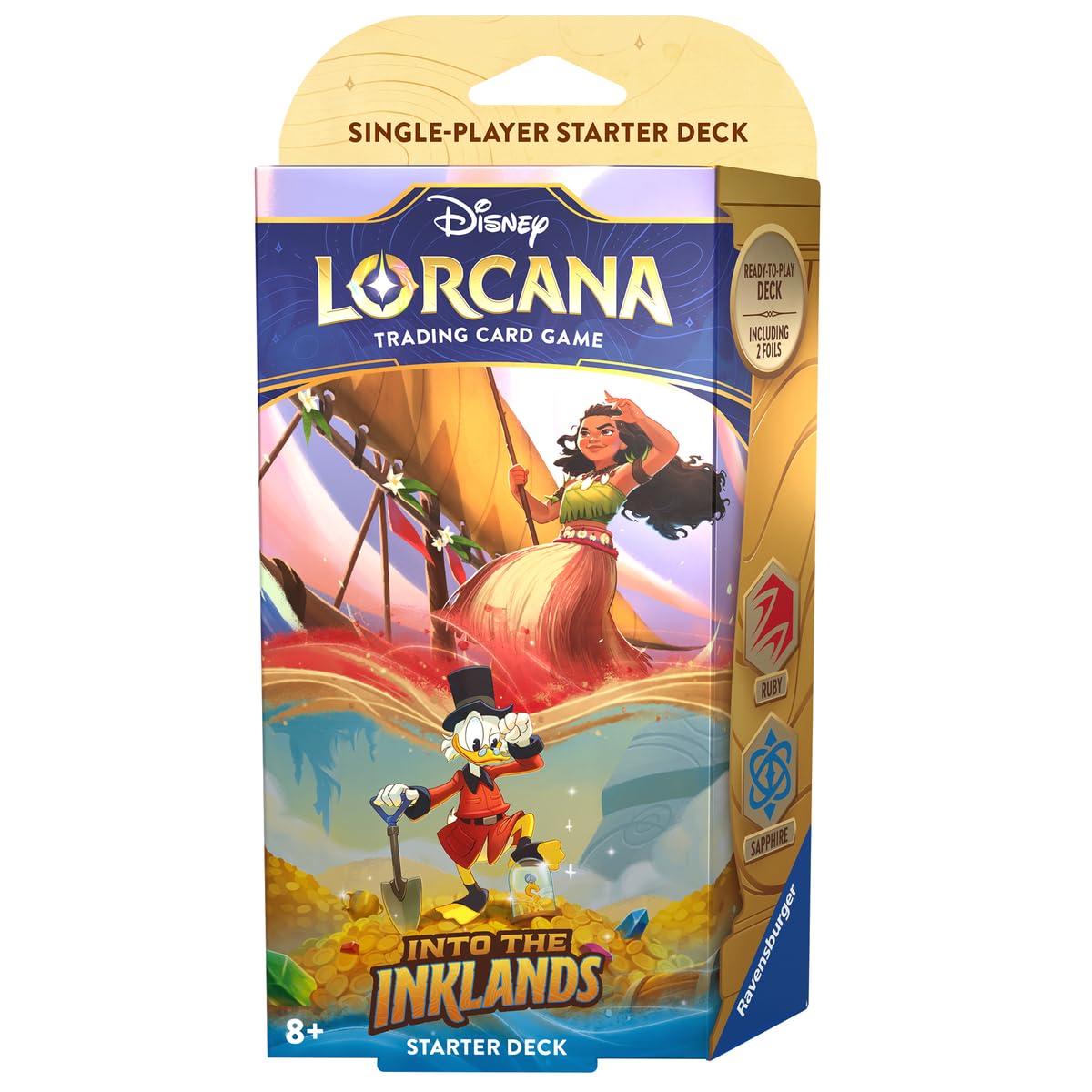 Foto 3 pulgar | Juego De Cartas Coleccionables Starter Deck Ravensburger Disney - Venta Internacional.