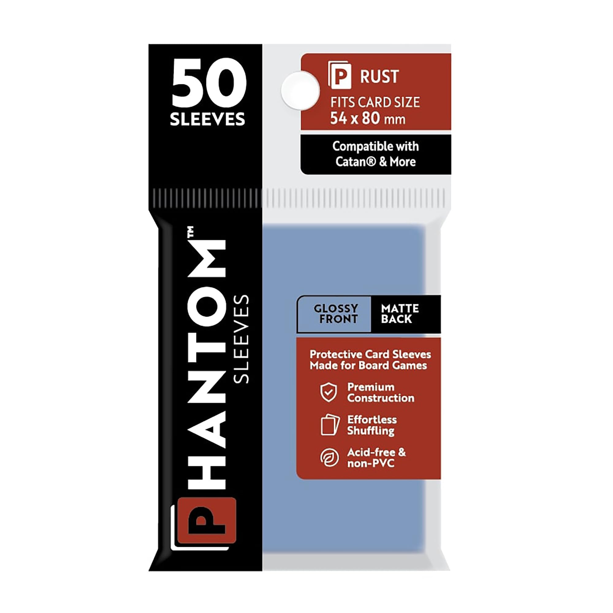 Foto 2 pulgar | Fundas Para Cartas Capstone Games Phantom Rust 54 X 80 Mm, 50 Unidades - Venta Internacional.