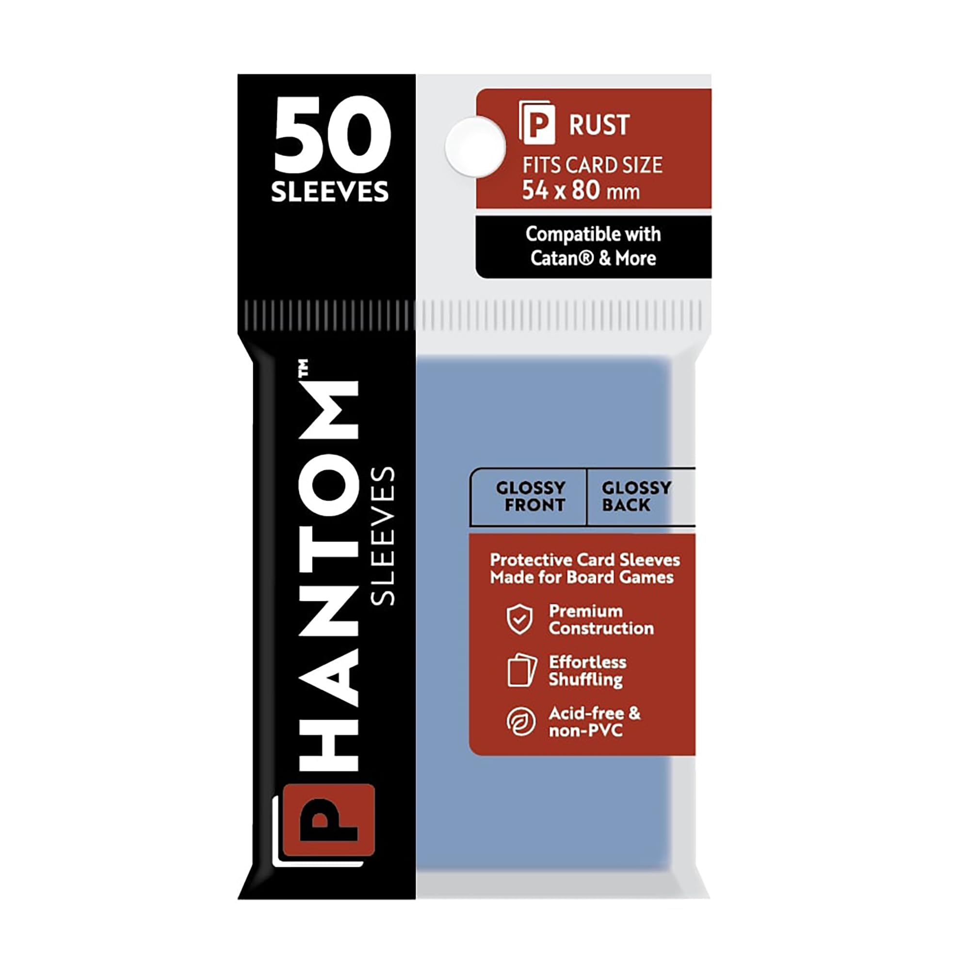 Foto 2 pulgar | Fundas Para Cartas Capstone Games Phantom Rust 54 X 80 Mm, 50 Unidades - Venta Internacional.