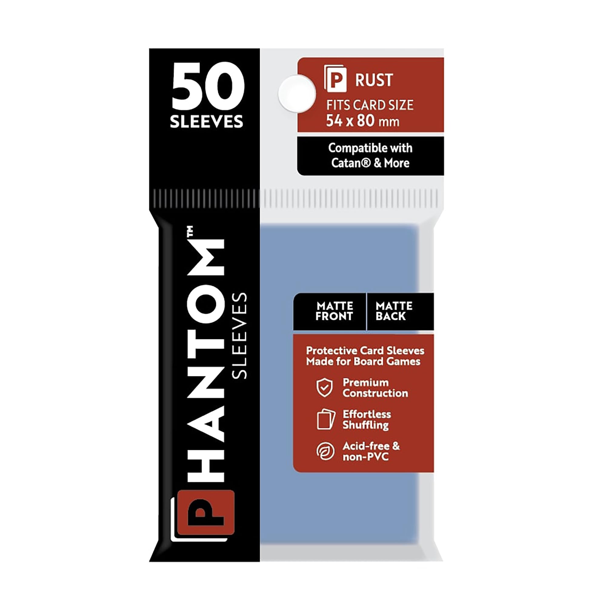 Foto 2 pulgar | Fundas Para Cartas Capstone Games Phantom Rust 54 X 80 Mm, 50 Unidades - Venta Internacional.